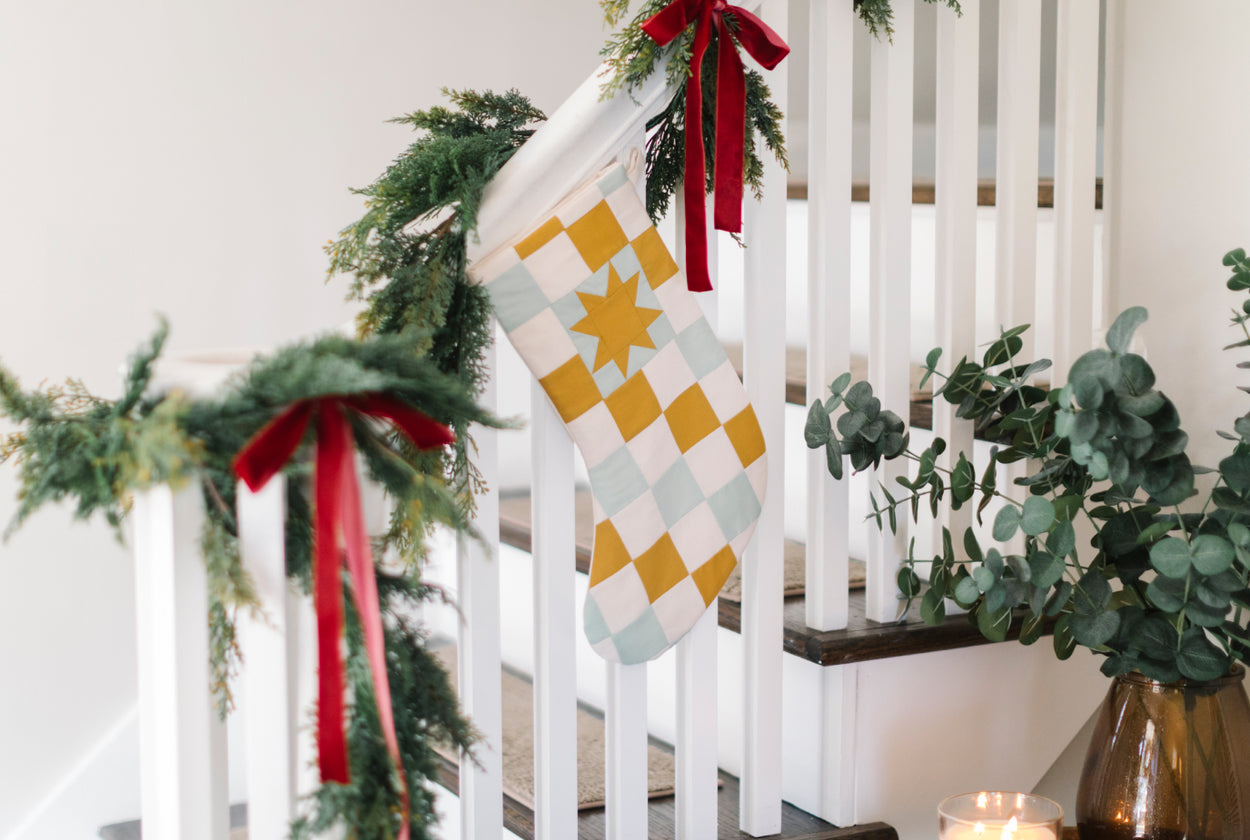 Patchwork Stocking No. 014